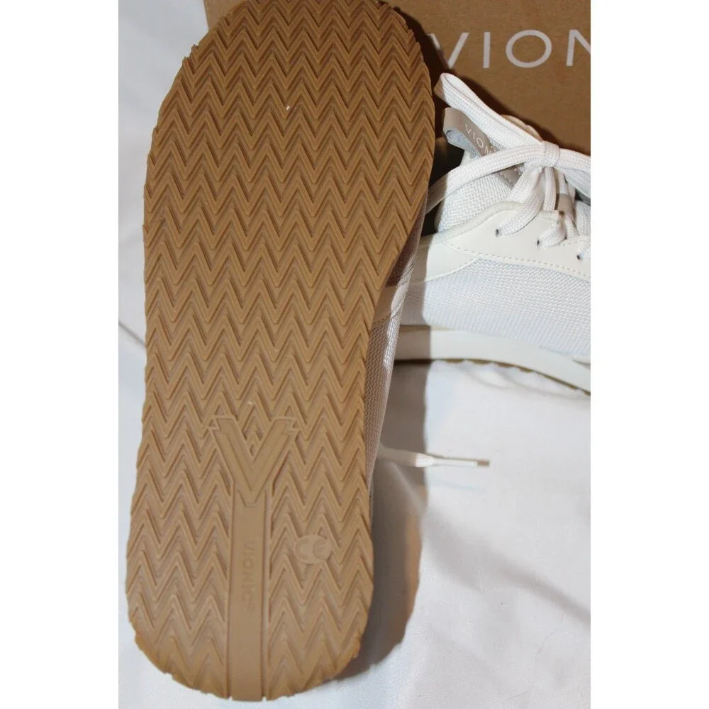 Vionic‎ Monarch Women Orthotic Support Sneakers White Cobblestone SZ 11 NIB